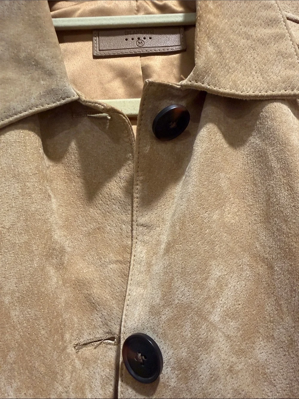 Blank NYC Beige Suede Crop Jacket